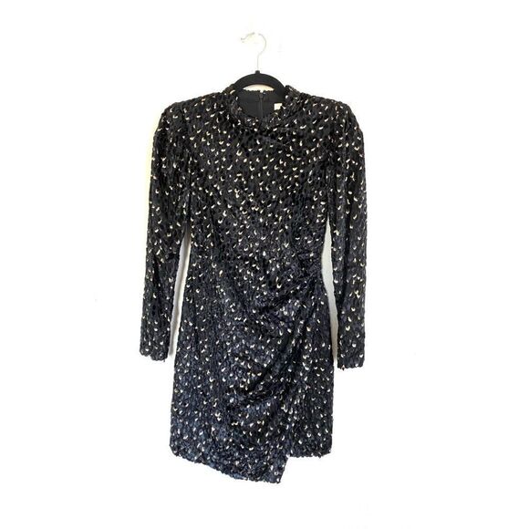 A.L.C. Jane Velvet Padded shoulder mini Dress - Picture 9 of 13